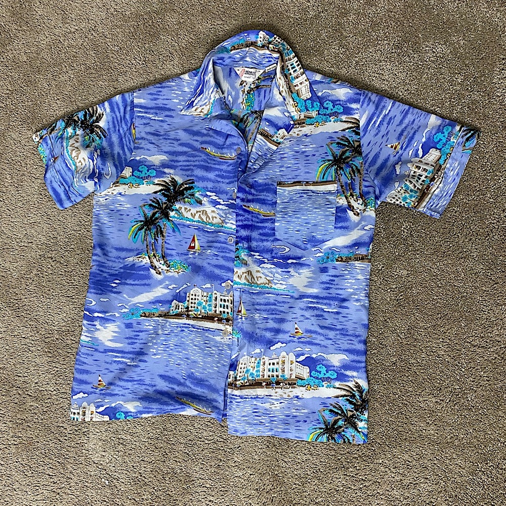 Beach button down